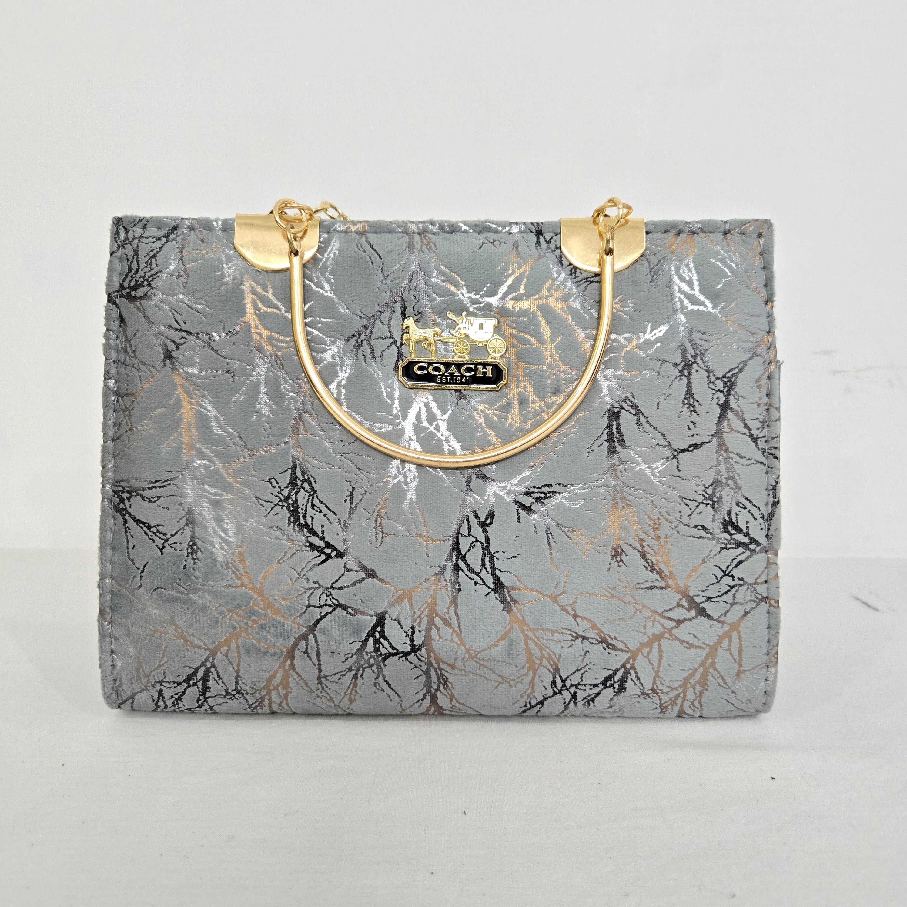 Luxurious Marble-Pattern Handbags